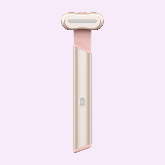 Luna Skin Care Red & Blue Light Therapy Wand With Electric Eye Massager